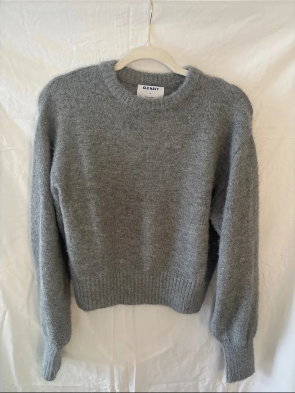 Old Navy Soft Heather Gray Crewneck Sweater